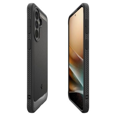 7. Spigen Rugged Armor Case for Samsung Galaxy A37 5G - Black