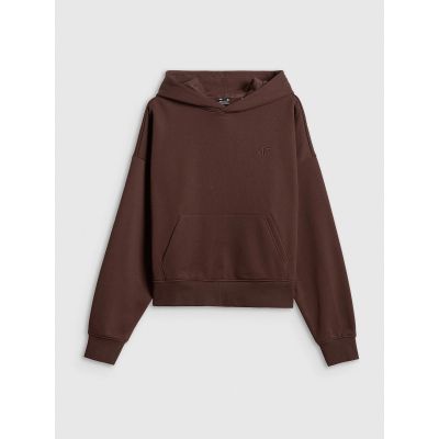 8. Women's regular hooded sweatshirt 4F 4FRSS26TSWSF2926-80S