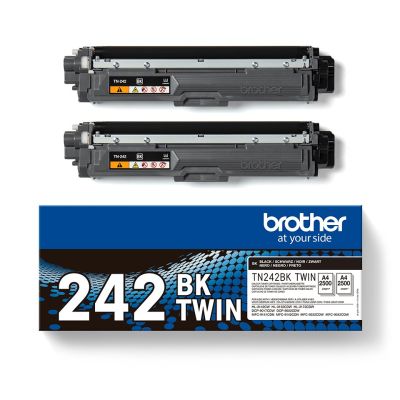 4. Brother TN-242BKTWIN Toner Cartridge 2 pcs Original Black