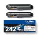 4. Brother TN-242BKTWIN Toner Cartridge 2 pcs Original Black