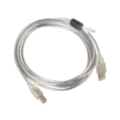 2. Lanberg CA-USBA-12CC-0030-TR cable (USB 2.0 M - USB 2.0 type BM; 3m; transparent)
