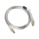 2. Lanberg CA-USBA-12CC-0030-TR cable (USB 2.0 M - USB 2.0 type BM; 3m; transparent)