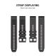 8. Tech-Protect Smooth Strap for Garmin Fenix 3 / 5X / 3HR / 5X Plus / 6X / 6X Pro / 7X - Black