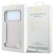 8. Guess Perforated 4G Gold Logo Magsafe Case for iPhone 17 Pro / 18 Pro - Pink