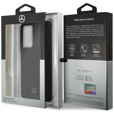 8. Mercedes Silicone Line Case for Samsung Galaxy S21 Ultra - Black