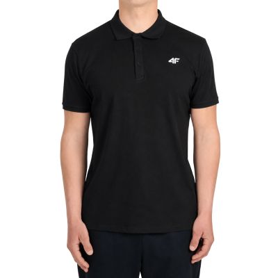 Men's polo shirt 4F M0770 deep black 4FWMM00TPTSM0770 20S