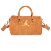 Women's Air Jordan Suede Monogram Mini Duffel 3L Cognac - MA09209-X6X