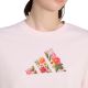 4. adidas Floral Regular Graphic Women's T-Shirt Light Pink KT2765