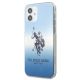 2. US Polo Assn. Gradient Pattern Collection iPhone 12 mini Case - Blue