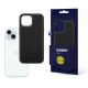 3mk Hardy Apple Silky Leather MagCase for Apple iPhone 15 Plus - Black