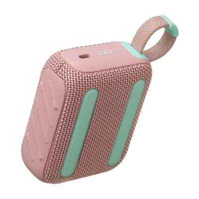 7. JBL GO 4 PINK portable Bluetooth speaker pink