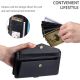 9. Samsung Galaxy A56 5G Leather Wallet Case with Stand Function and Straps - Black