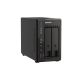 2. Qnap TS-253E-8G, Tower, 2 x 2.5"/3.5" SATA, Intel Celeron J6412 4C/4T, 8 GB DDR4 onboard not expandable, 2 x 2.5GbE, External adapter (PSU)