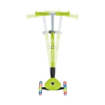 6. SMJ Globber 3-wheeled Primo Foldable Lights Scooter 432-106-3