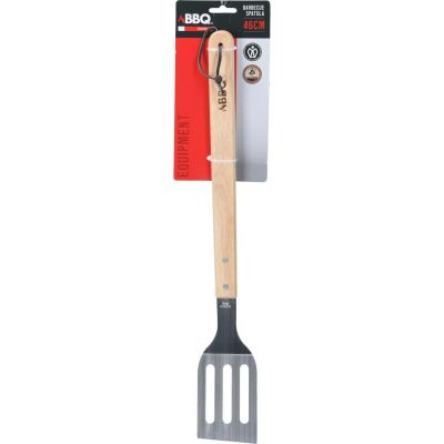 4. BBQ SPATULA WITH WOODEN HANDLE