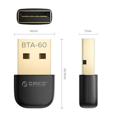 2. Orico BTA-60 Bluetooth 6.0 Adapter - Black