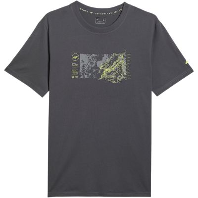 2. Men's T-shirt 4F M2823 anthracite 4FWSS26TTSHM2823 22S