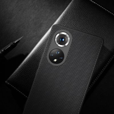 15. Nillkin Textured Case durable reinforced case with gel frame and nylon back for Honor 50 Pro black
