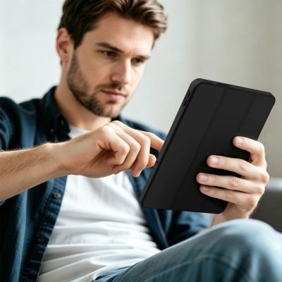 10. Tech-Protect SmartCase Pen case for Xiaomi Redmi Pad 2 9.7" - black