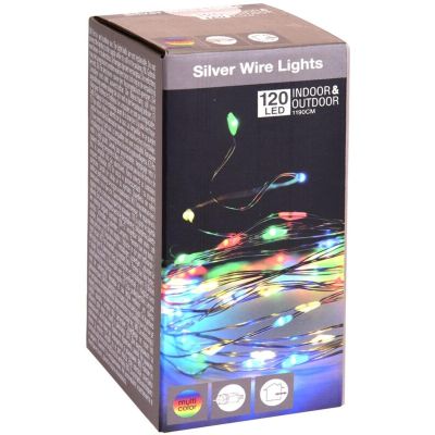6. WIRE GARLAND LAMPS 120 LED MULTICOLOR