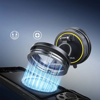 13. Baseus VC2 Flex Universal Magnetic Car Holder - Black
