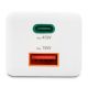 8. Hama 00201993 Mobile Charger Mobile Phone, Laptop, Smartphone, Tablet White Alternating Current Fast Charging Internal