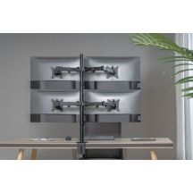 Table mount 17"-32"/4TFT 360° H.verst. 9Kg black lite