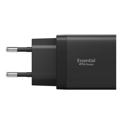 3. Spigen Essential EE472EU 2-port USC-C 47W wall charger - black