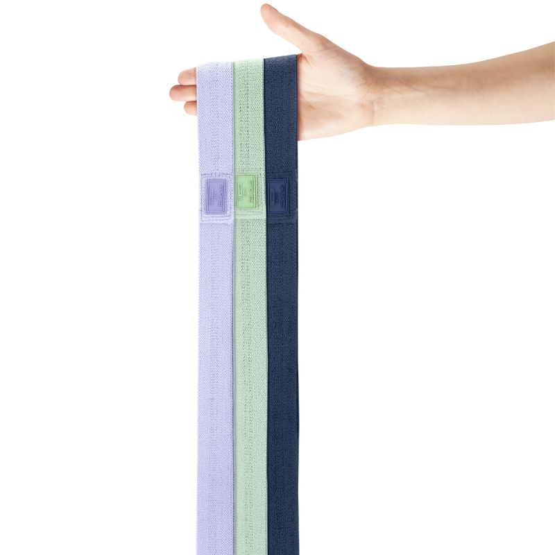 9. Set of 3 Spokey COTI FLEX SET fabric resistance bands