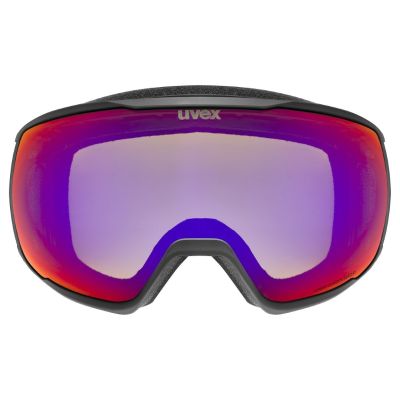 2. Uvex 5501912130 Ski Goggles Black Unisex with Spherical Lens
