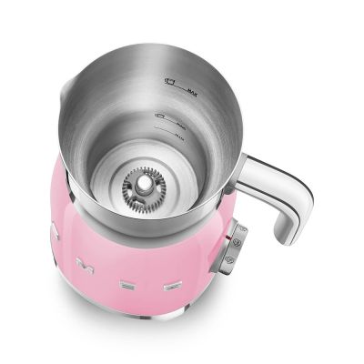 4. Smeg MFF11PKEU Milk Cream Coffee Machine 50's Cadillac Style Pink