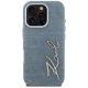 3. Karl Lagerfeld FW Jeans Signature Logo iPhone 16 Pro Case - Blue