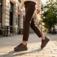 11. Women's brown leather platform shoes Filippo 6246