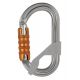 2. Petzl M33A TL Climbing Carabiner D-Shaped Aluminum Gray 1 pc.
