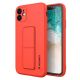 Wozinsky Kickstand Case silicone case with stand iPhone 11 Pro Max red