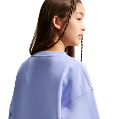 5. Nike Sportswear Club Fleece Kids' Sweatshirt Light Purple FD2923 569
