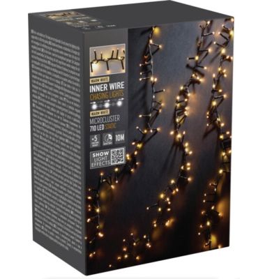 2. CHRISTMAS TREE LIGHTS LIGHT CHAIN 710 LED WARM WHITE