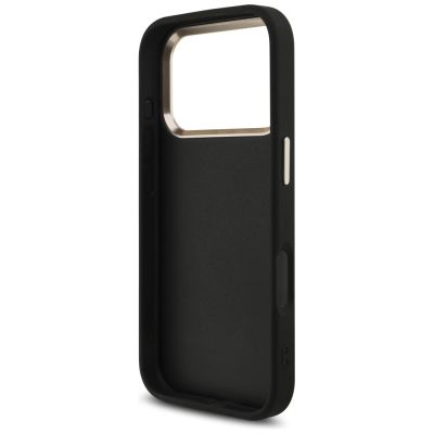 7. Guess 4G Big 4G Classic Logo Case for iPhone 17 Pro / 18 Pro - Black and Gold