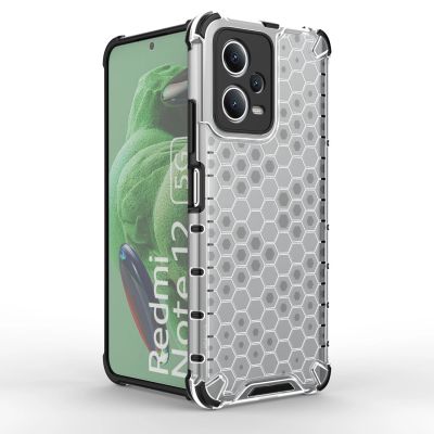 5. Honeycomb case for Xiaomi Redmi Note 12 5G / Poco X5 5G armored hybrid cover black