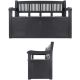 35. GARDEN BENCH 2IN1 130x60x85CM