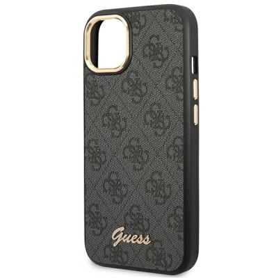 6. Guess GUHCP14MHG4SHK iPhone 14 Plus 6.7 "black / black hard case 4G Vintage Gold Logo