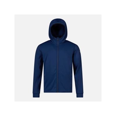 5. ROSSIGNOL Men's Mid Layer Stretch Hoodie Navy Blue