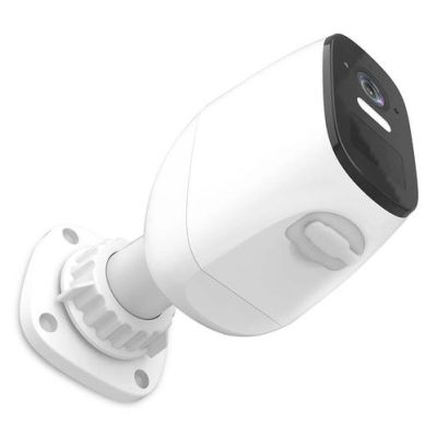 5. Nedis Smartlife Wifi Outdoor Camera, IP66, Motion Sensor, Night Vision, White