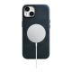 17. iCarer Oil Wax Premium Leather Case iPhone 14 Plus Magnetic Leather Case with MagSafe Dark Blue (WMI14220703-BU)