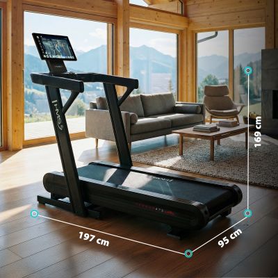 9. TERRUN475 TREADMILL WITH BI-DIRECTIONAL HMS INCLINE ADJUSTMENT