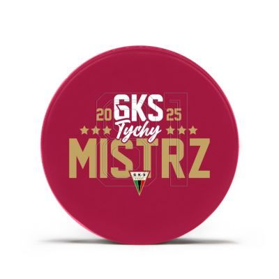 3. GKS Tychy 6 Polish Champion SREBKR-GKS hockey puck