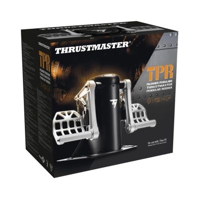 6. Thrustmaster TPR Rudder Black, Silver USB Flight Sim Analog PC