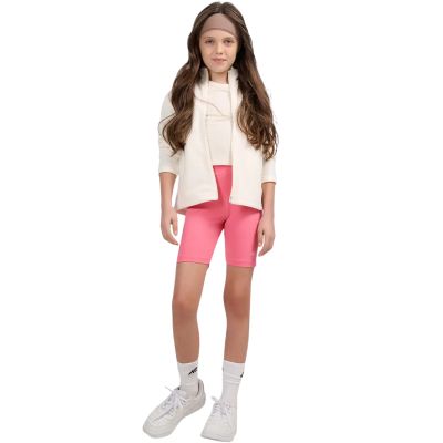 5. Girls' shorts 4F CAS F028 pink 4FJWSS26TSTIF028 54S