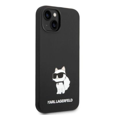 4. Karl Lagerfeld Silicone Choupette case for iPhone 14 Plus - black