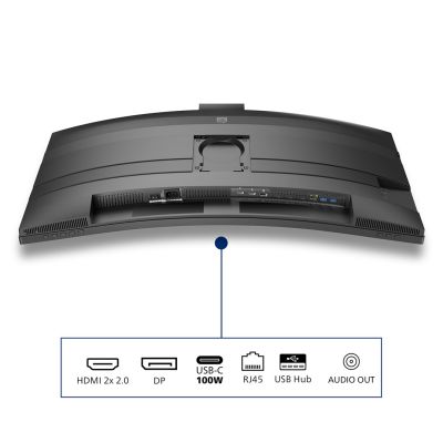 6. Philips Monitor 86.4cm (34.0") 34B2U6603CH 21:09 HDMI+DP+USB-C gray